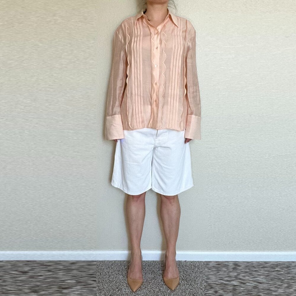 Peach H&M Edition Oversized Shirt Size M